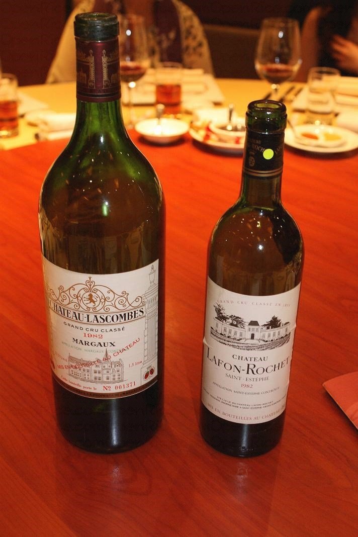 82年红酒,lascombes magnum及lafon rochet