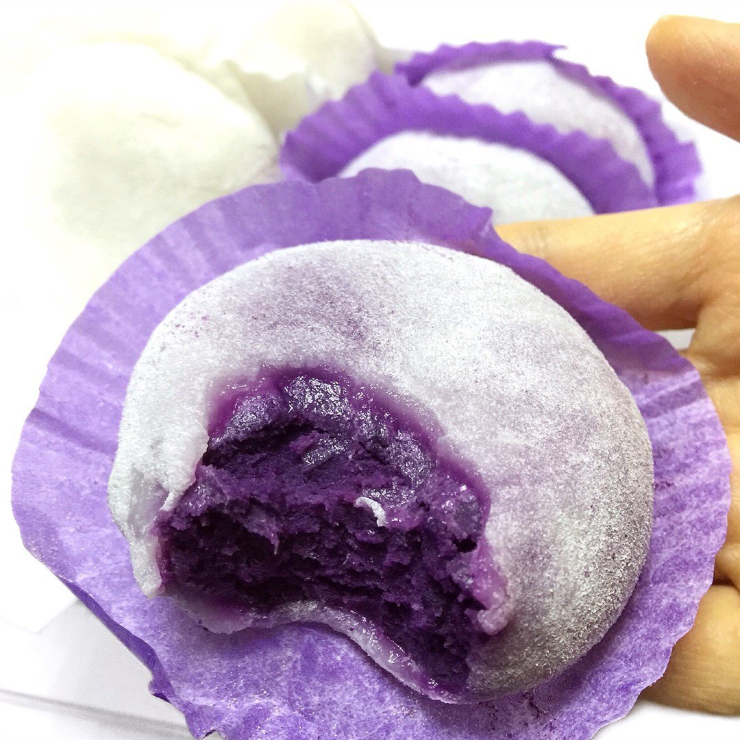 紫薯糯米糍 hk$12