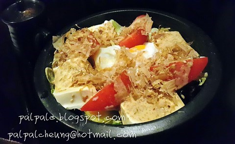 溫泉蛋豆腐沙律 - 銅鑼灣的鳥居居酒屋
