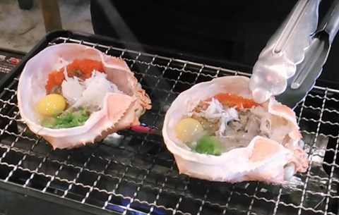 蟹味噌甲羅燒 - 銅鑼灣的焱丸水產