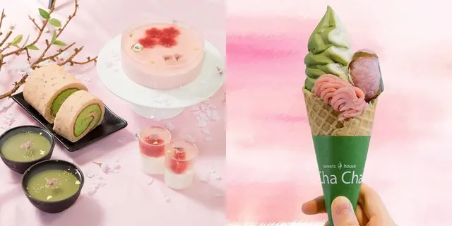4月限定 香港櫻花x抹茶甜品祭！