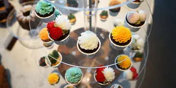 自助餐供应 超靓韩式唧花cupcake