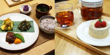 無印Café食沖繩家庭料理 全新戚風蛋糕石臼粉麵包