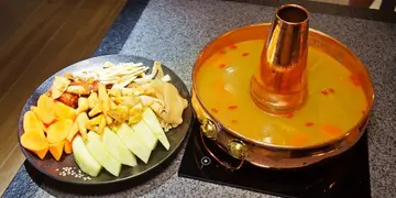 限定蜜瓜花胶汤配台湾精酿啤  台式养生火锅新开旗舰店（有片）