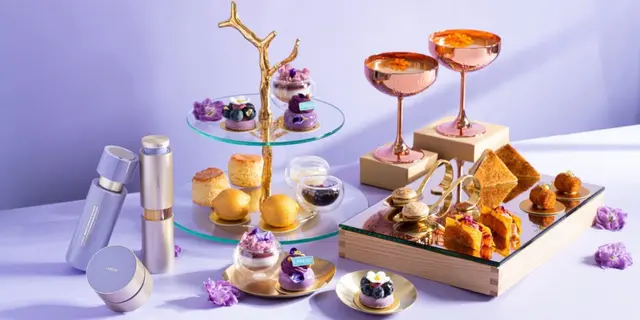 高调放闪情人节 4大色系下午茶 华丽紫、梦幻粉红最浪漫