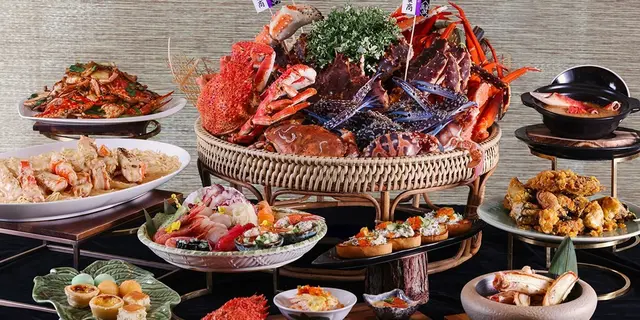五星級酒店阿拉斯加帝王蟹宴自助餐 新增法國蜘蛛蟹+本地藍花蟹