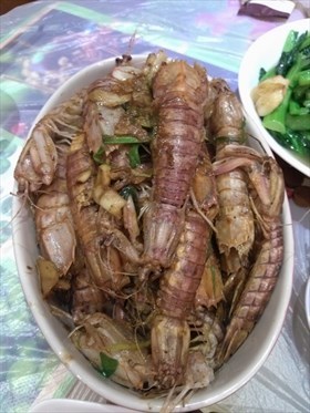 沙嗲炒瀨尿蝦 