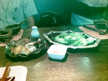 潮州拼盤和蒜蓉炒小棠菜