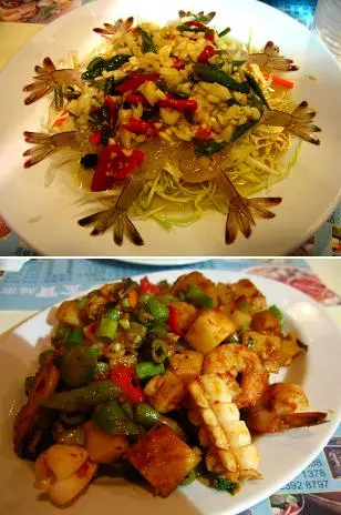 泰式生蝦、明星菜