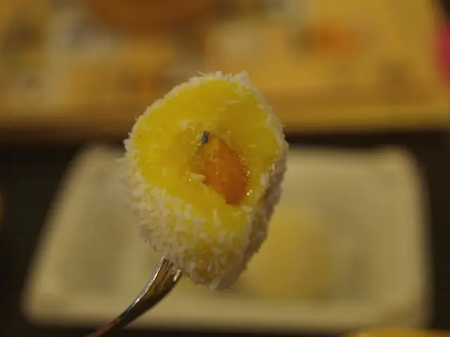 芒果糯米糍---新鮮芒果肉作餡料