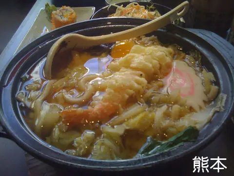 午餐set - 海鮮烏冬 ($46), 加州卷(+$8), 蟹子沙律(+$8)