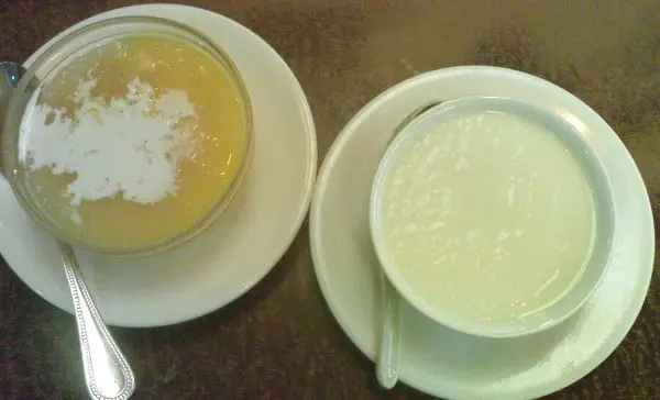 楊 枝 甘 露／薑 汁 燉 奶