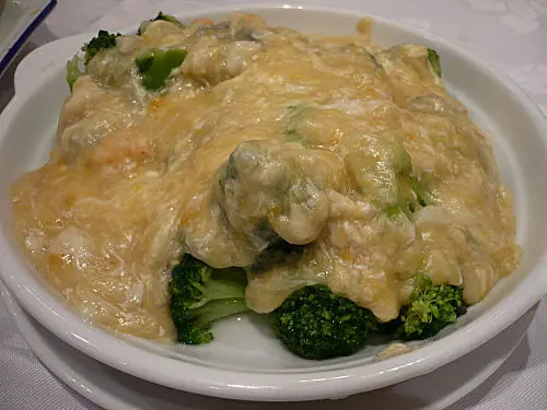 咸蛋黃蟹肉西蘭花