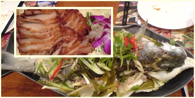 明爐烏魚、泰式豬頸肉