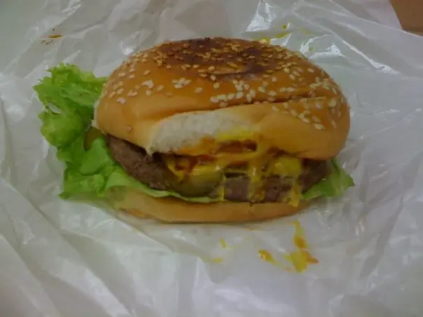 美味的漢堡