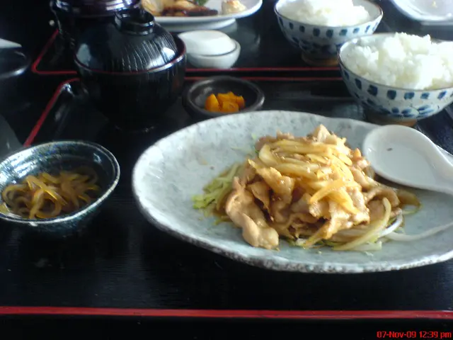 豚肉生薑燒定食~