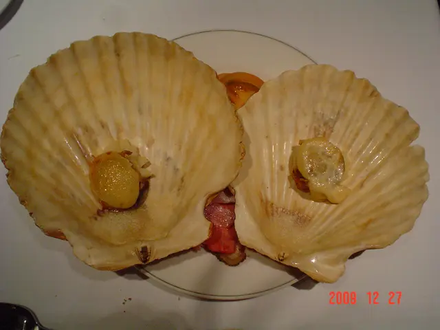 好大隻o既焗扇貝薯茸, 好味!! 