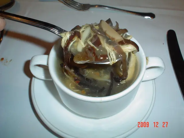 超多料o既蛇羹, 不過無乜蛇肉, 但湯底好重當歸味~ok!