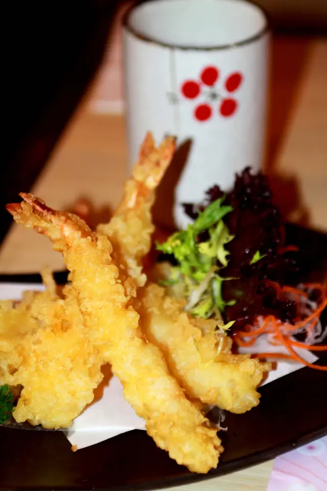 蝦天婦羅,外邊炸得好脆