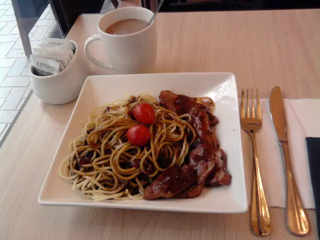 正正嘅黑椒鴨胸意粉