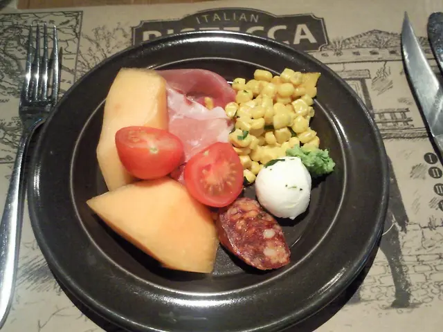 前菜任吃，parma ham+melon = the best
