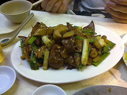 薑蔥炒腰膶