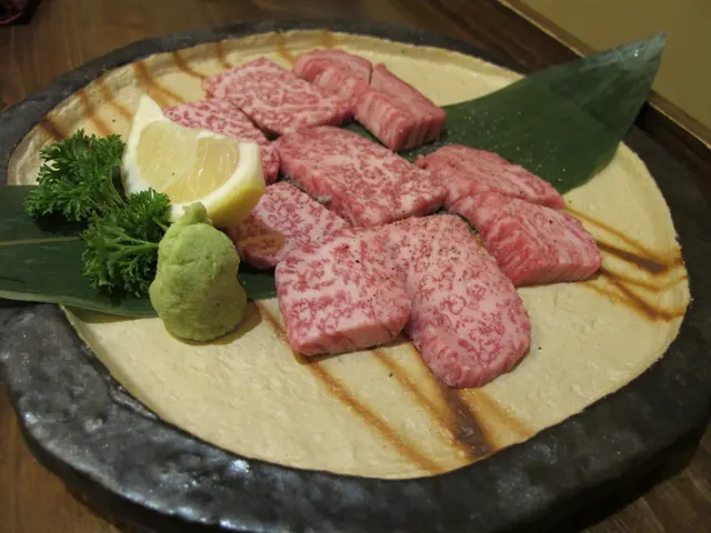 另一個角度的A5 級和牛