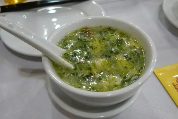 鮮腐竹蟹肉菜羹