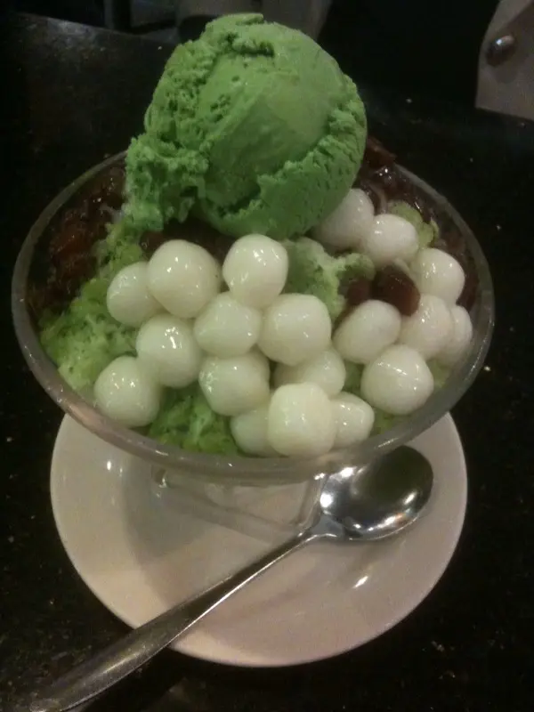 好大碗, 多冰, 又多紅豆的宇治金時!