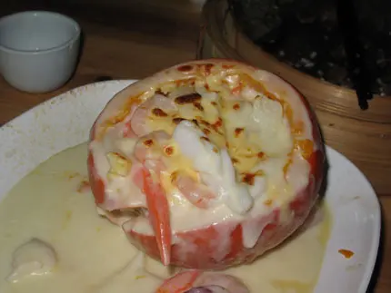 海鮮芝士焗日本南瓜