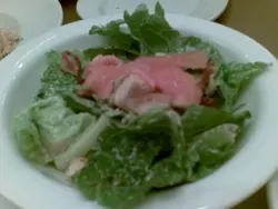迷你烟三文鱼凯撒沙律