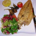 Dover Sole with Salad