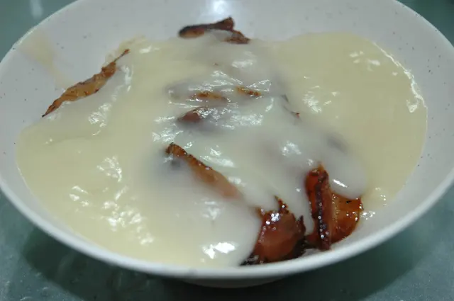 豬頸肉芝士撈丁