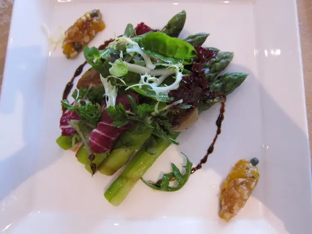 Fois Gras salad - 正面看不到鵝肝