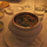 Onion soup.Good!