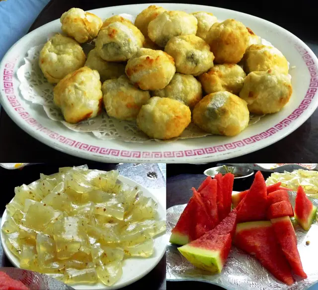 自家製炸湯圓, 桂花糕, 西瓜