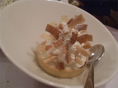 Architecturally sound Coconut Tartlet
