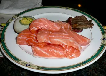 三文鱼刺身,好少款