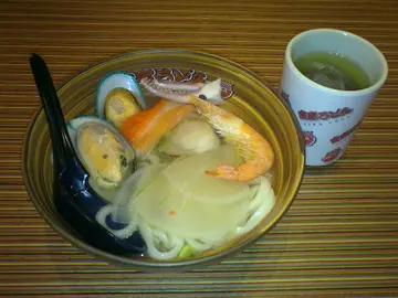 海鮮湯烏冬