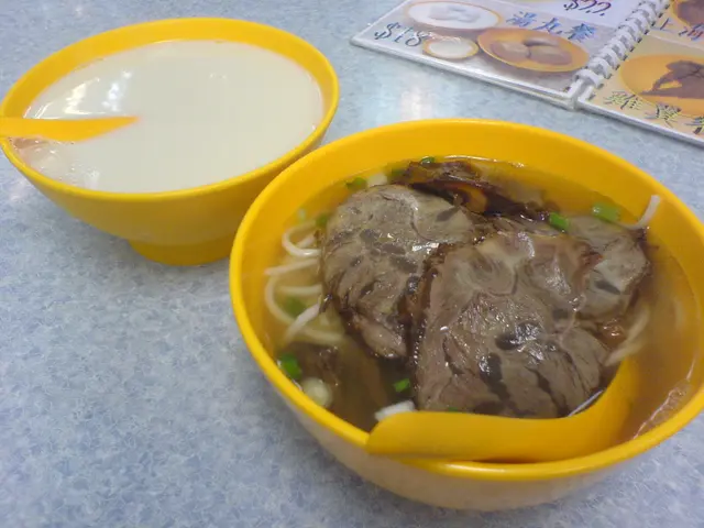 牛肉麵及豆漿