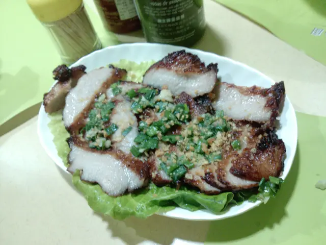 烤豬頸肉 - too oily