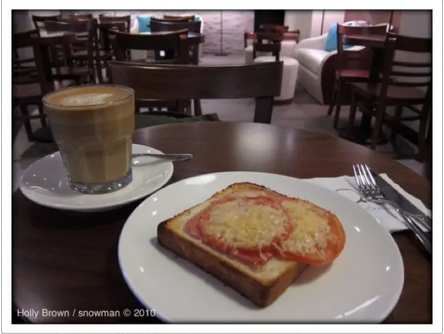 Tall Latte + Tomato Toast