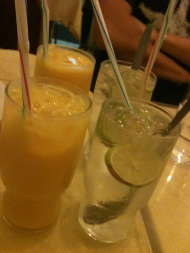 芒果乳酪, 青檸梳打