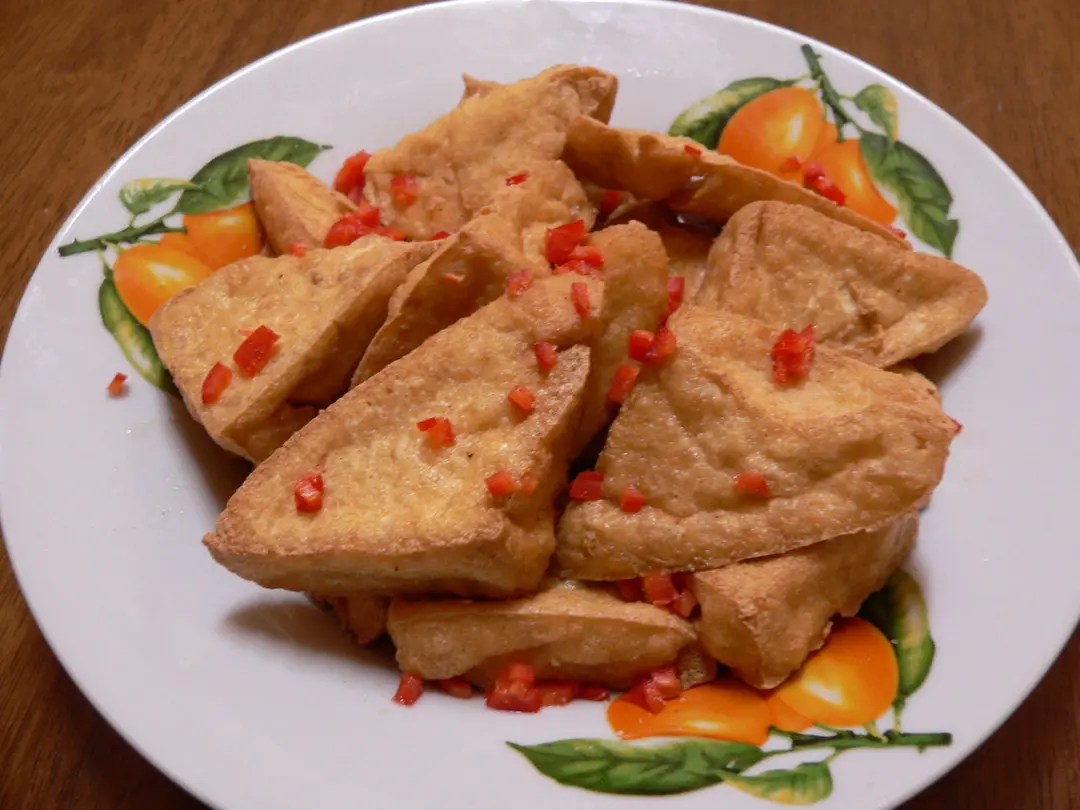 椒盐豆腐   椒盐豆腐