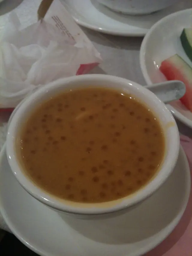 南瓜西米露....好鬼甜!