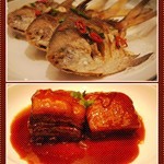 椒鹽鯧魚, 紅燒肉
