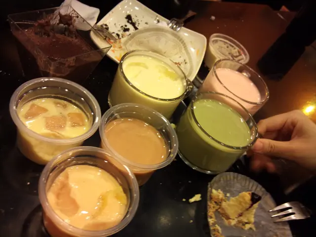 橙味和可樂布甸