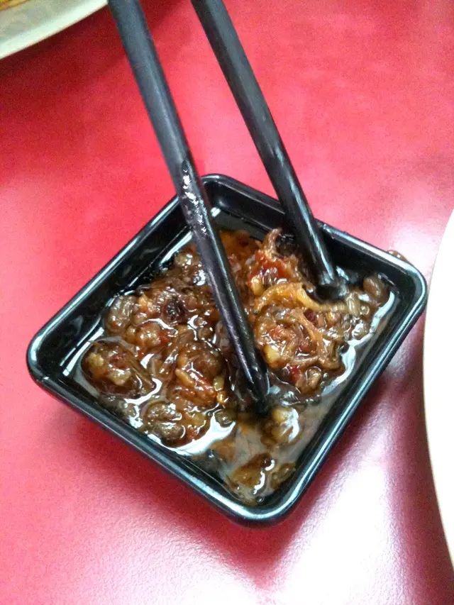 肥仔老細.話佢地秘製XO醬,用料特別多..