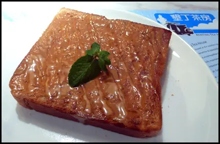 蜂蜜花生醬厚吐司