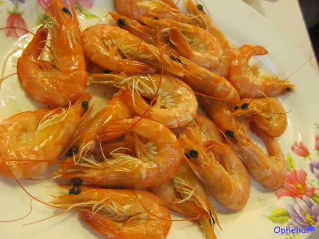 白灼生蝦